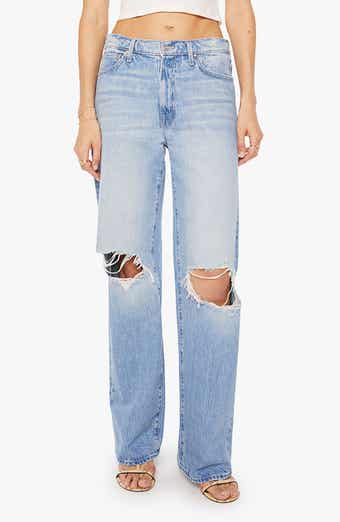 The Dodger Sneak Ripped Wide Leg Jeans