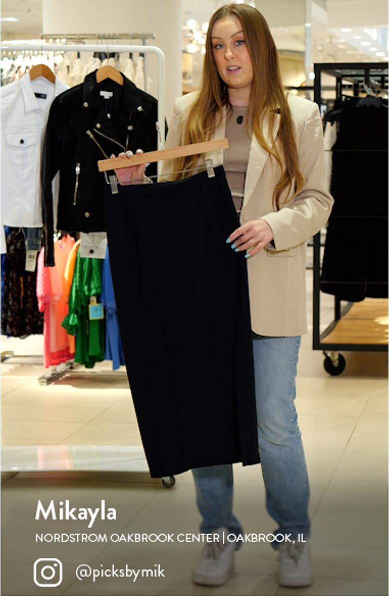 High Waist Midi Skirt, sales video thumbnail