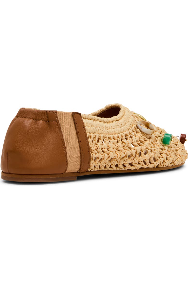 Steve Madden Meela Charm Flat, Alternate, color, Natural Raffia