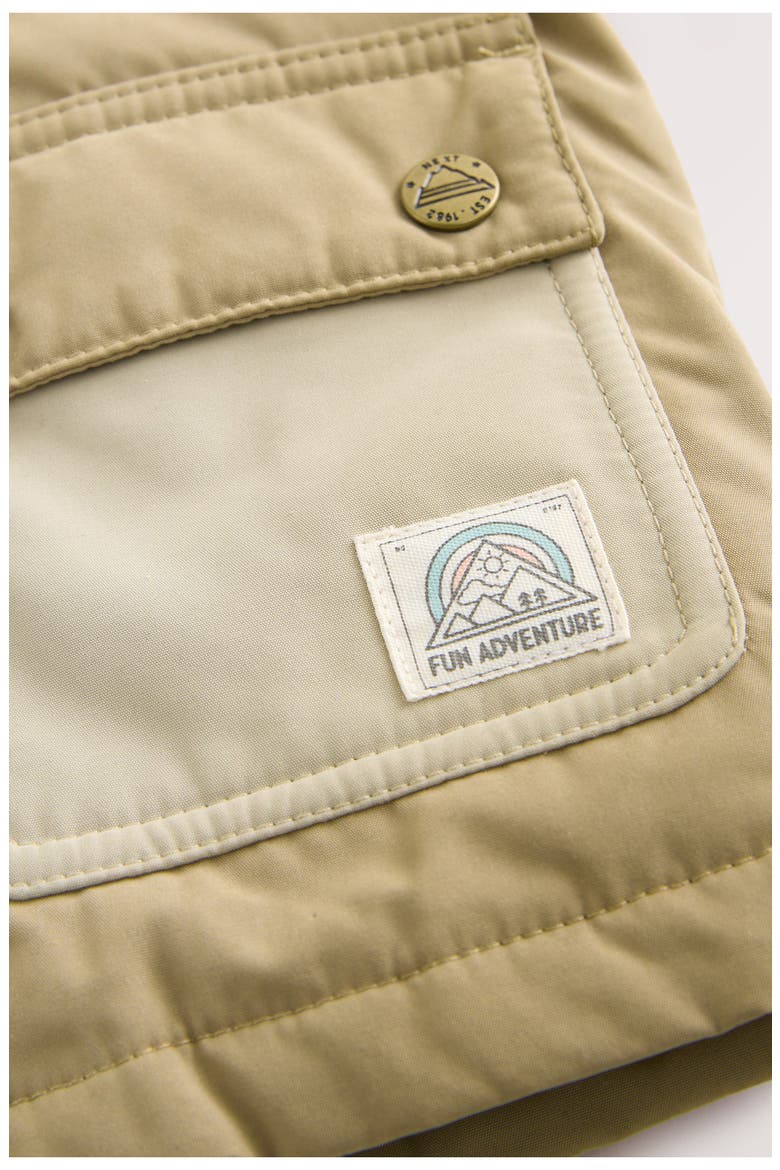 Kids' Colorblock Insulated Hooded Jacket, Alternate, color, NEUTRAL