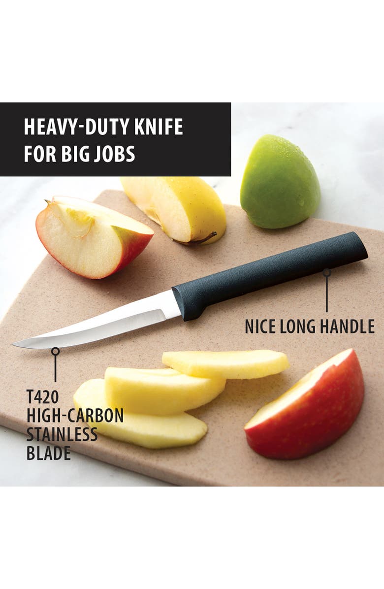 Rada Cutlery Heavy Duty 3.25-Inch Paring Knife, Alternate, color, Black