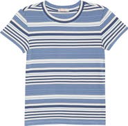 Marine Layer Lexi Rib Stripe Sun-In Crewneck T-Shirt