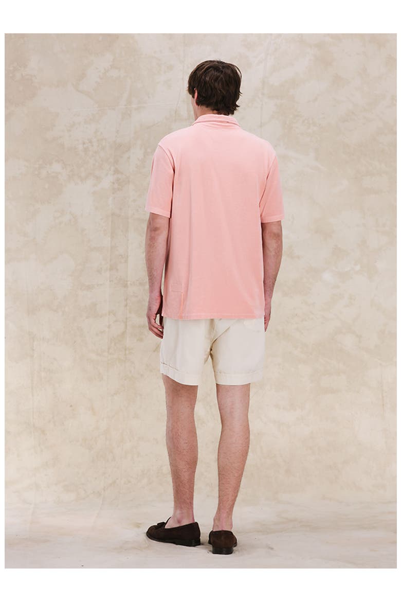 Missourim Terry Cloth Short Sleeve Polo, Alternate, color, PINK
