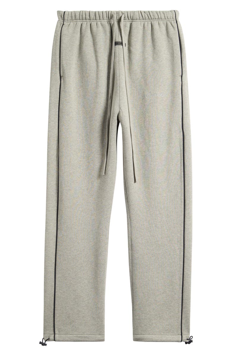 Fear of God Essentials Relaxed Fleece Sweatpants, Alternate, color, Concrete Heather/ Black