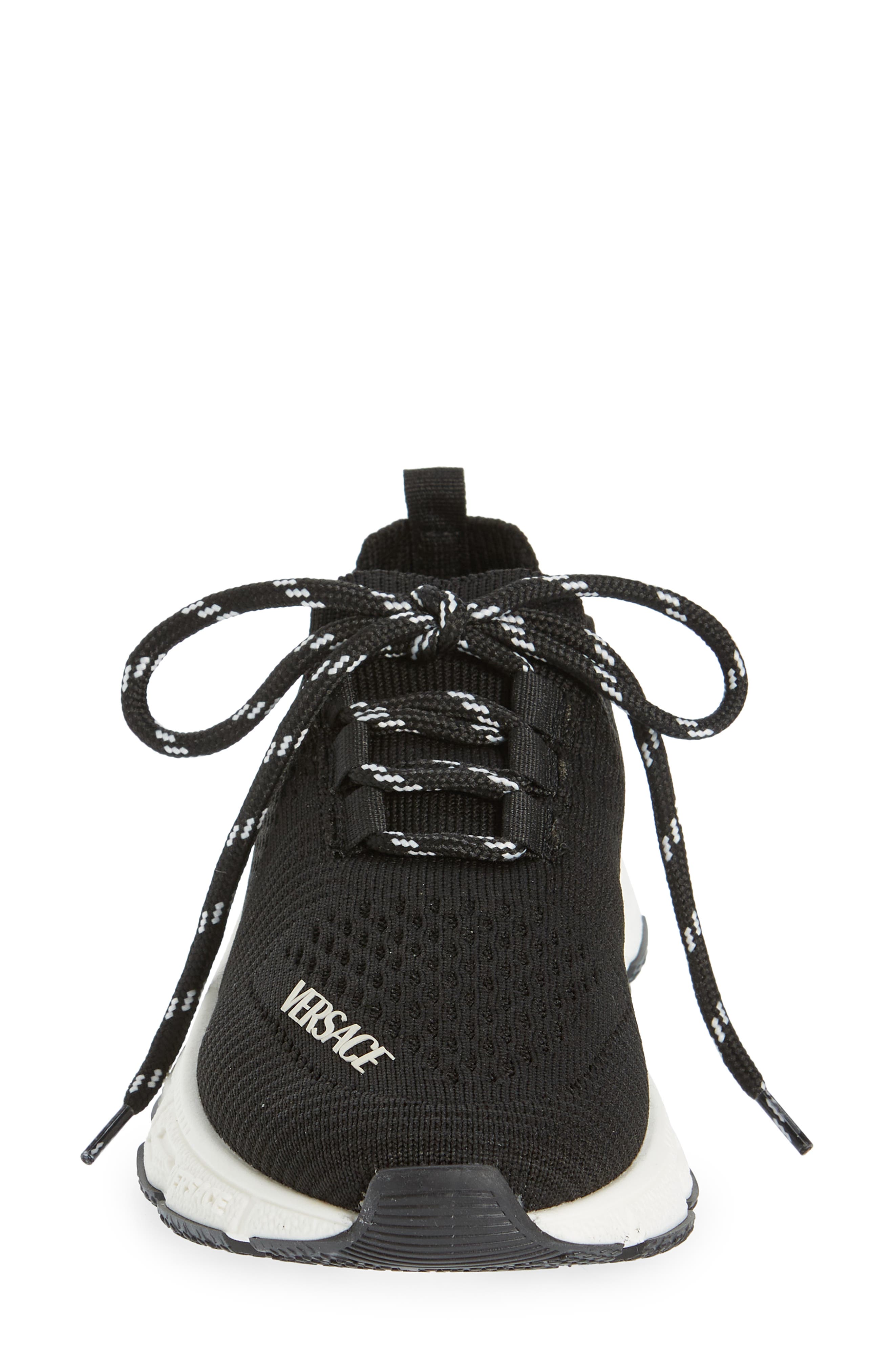 Versace Trigreca Knit Sneaker, Alternate, color, 