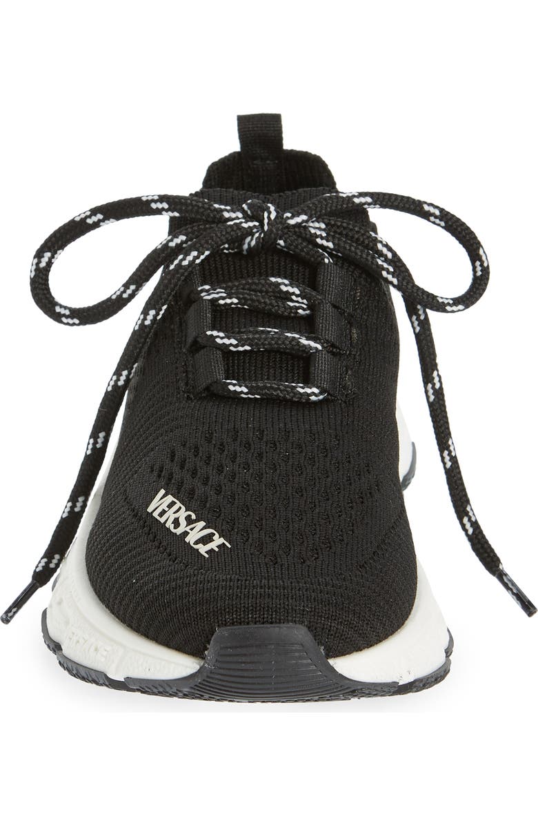 Versace Trigreca Knit Sneaker, Alternate, color,