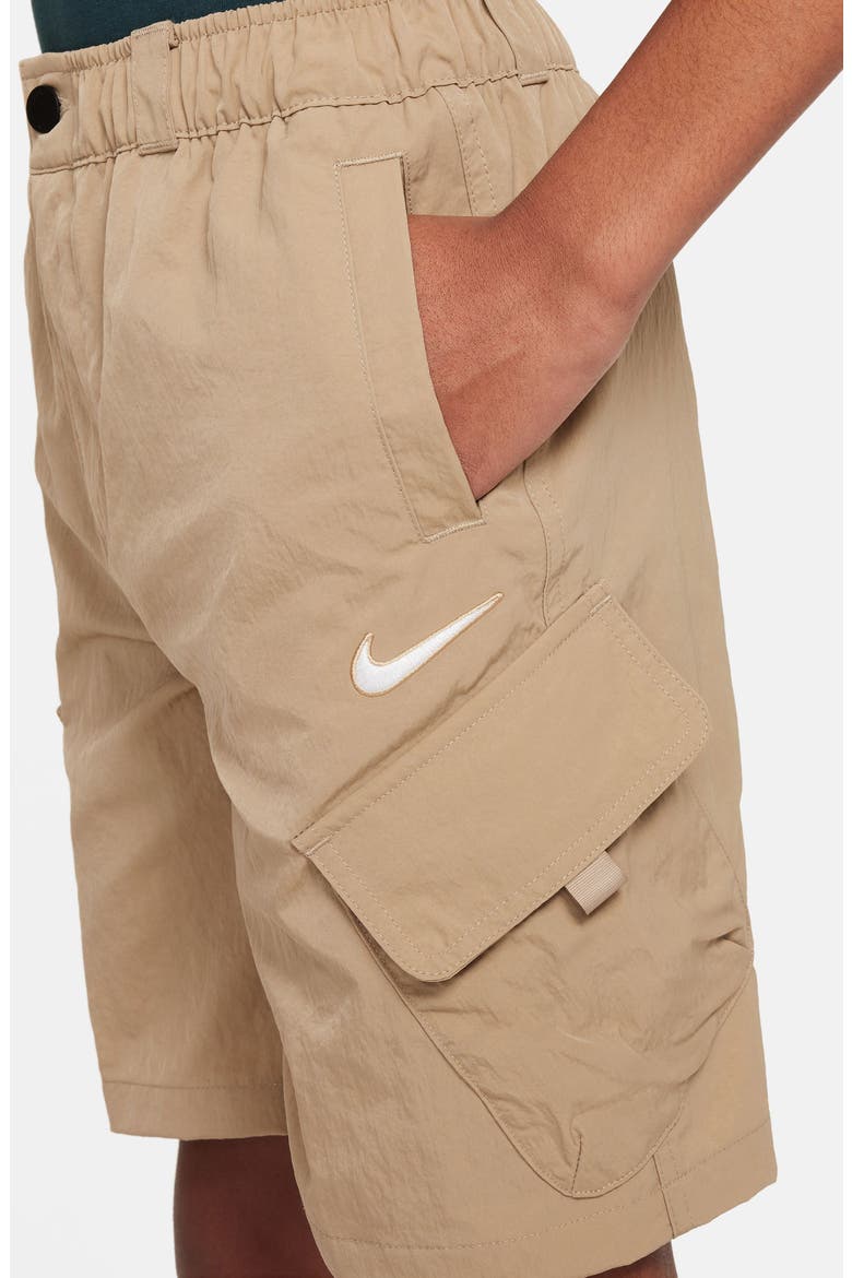Kids' Outdoor Play Cargo Shorts, Alternate, color, KHAKI