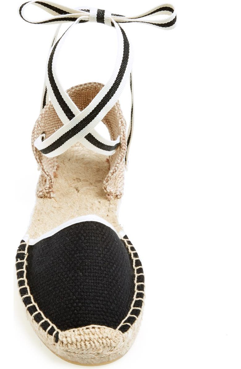 Soludos Lace-Up Espadrille Sandal, Alternate, color,