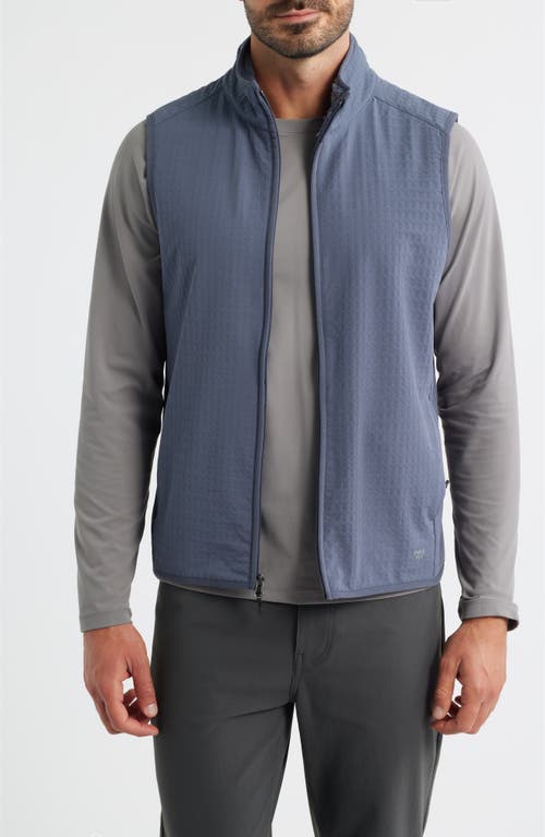 Free Fly Gridback Fleece Lined Vest In Blue