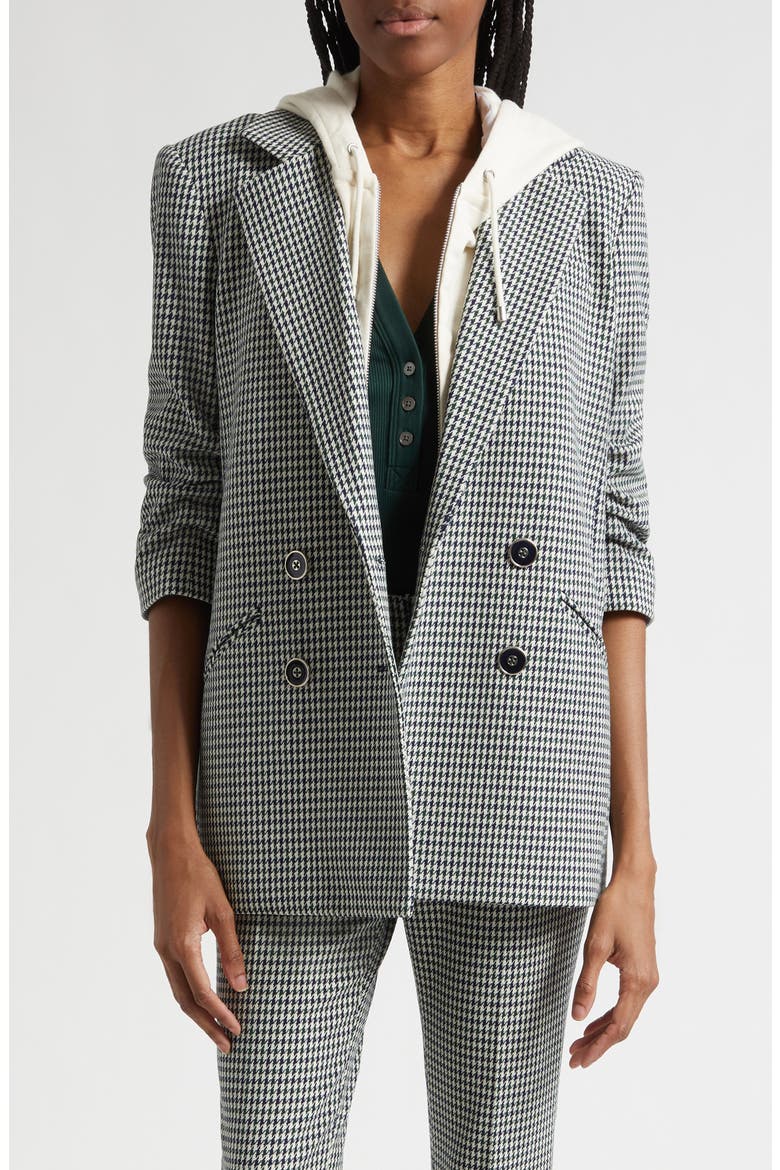 Rupert Dickey Jacket & French Terry Hoodie, Main, color, NAVY/ DARK PINE MULTI