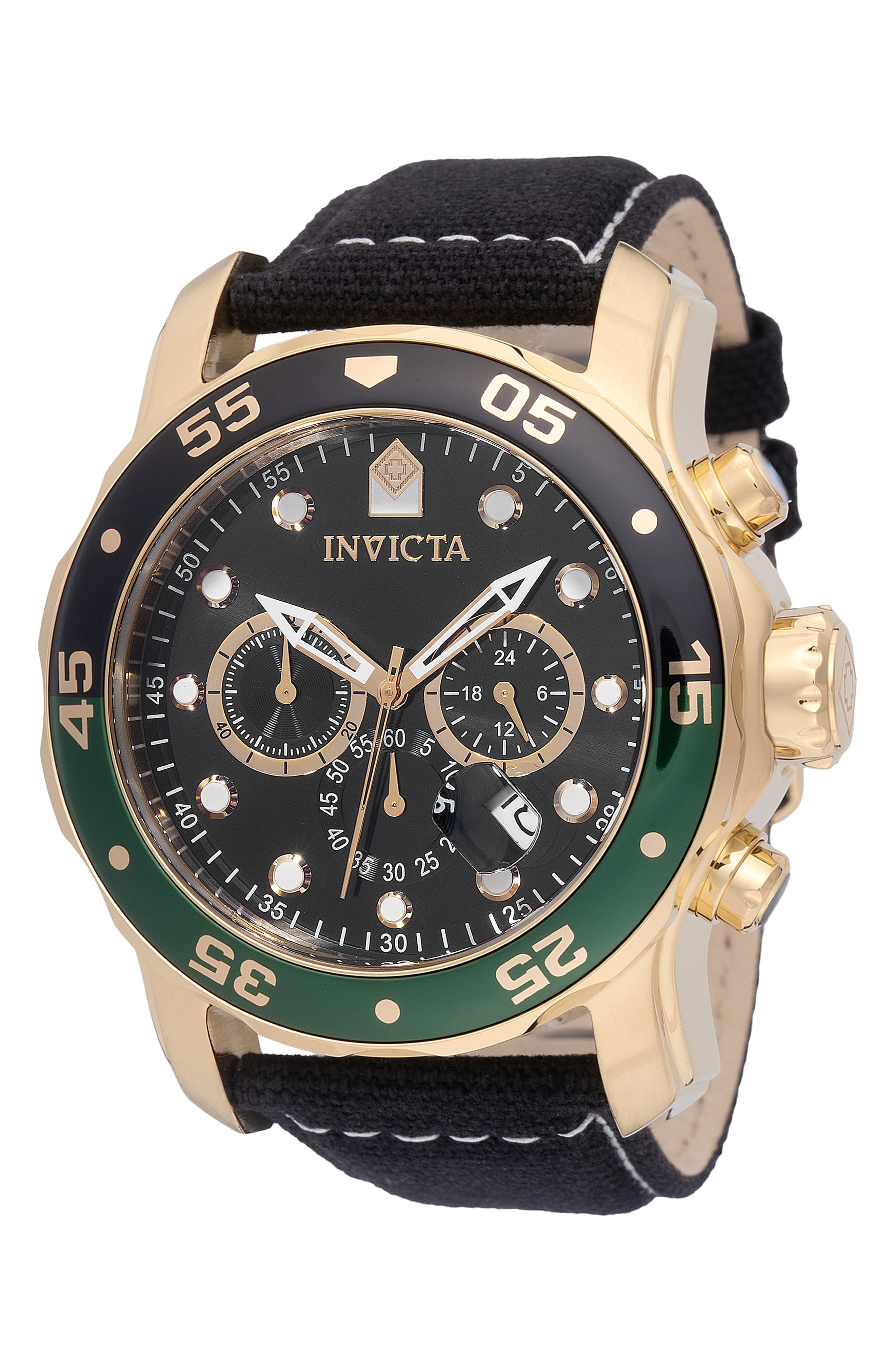 Pro Diver Chronograph Canvas Strap Watch, 48mm