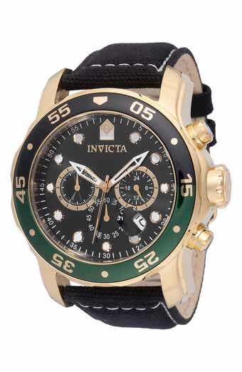 Pro Diver Chronograph Canvas Strap Watch, 48mm