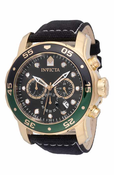 Pro Diver Chronograph Canvas Strap Watch, 48mm