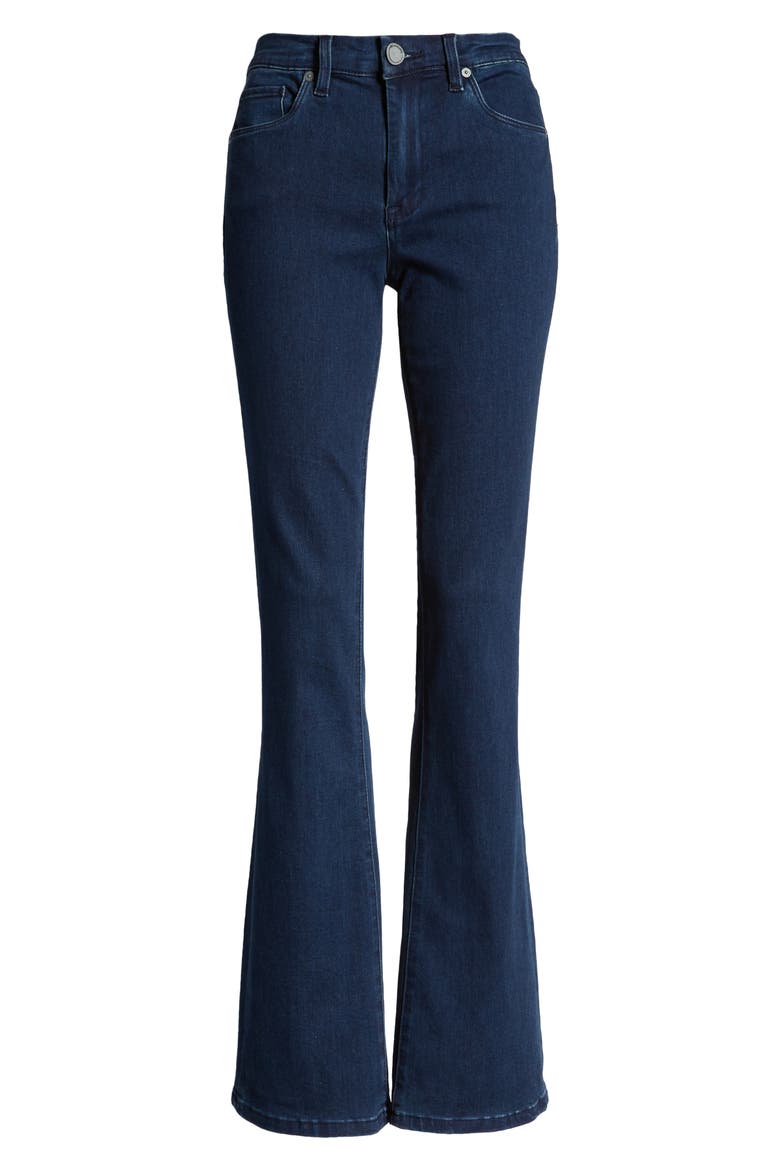 Hoyt Mini Bootcut Jeans, Alternate, color, BOOK SMART
