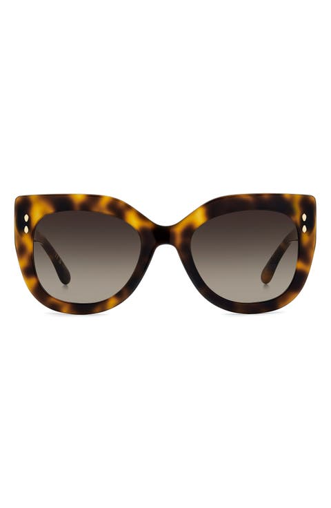 53mm Cat Eye Sunglasses