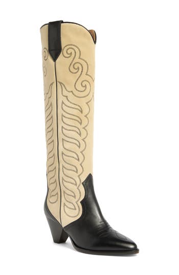 Isabel Marant Liela Western Boot In Brown