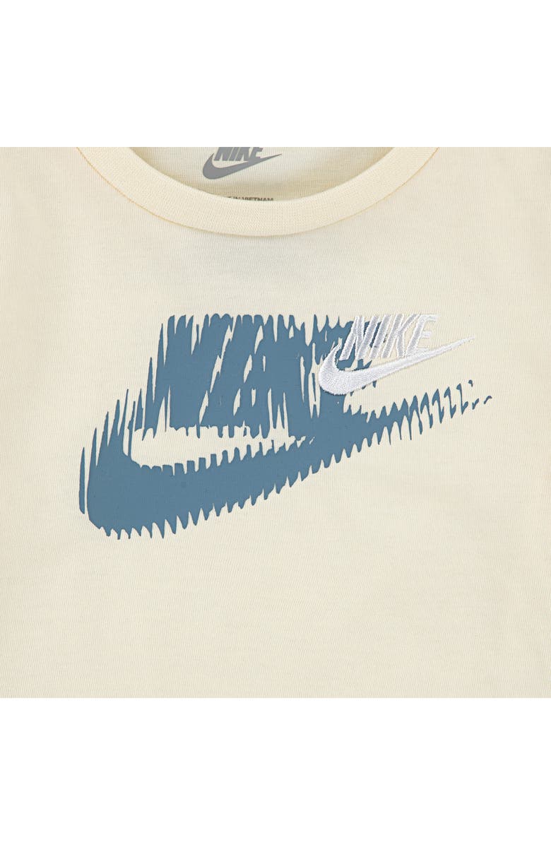 Nike Club Brand Energy Graphic T-Shirt & Shorts Set, Alternate, color, Coconut Milk