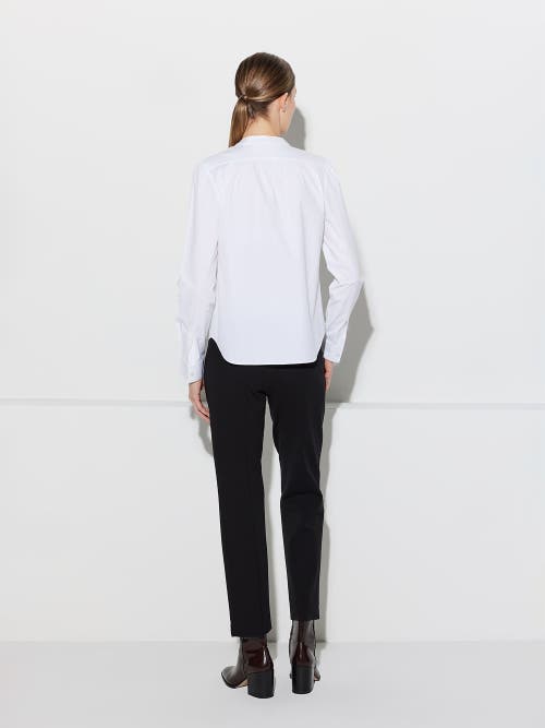 Callas Milano Olympia Poplin Blouse In White