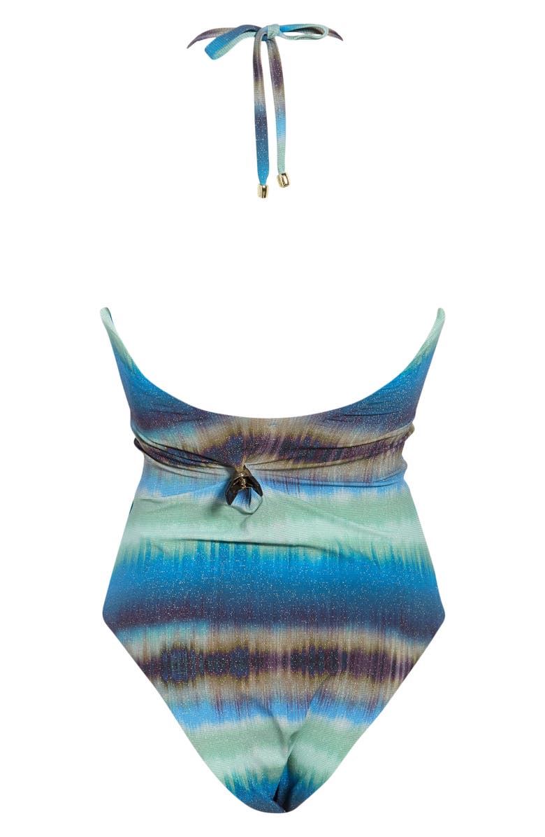 Cosita Linda Cutout One-Piece Swimsuit, Alternate, color, Blue