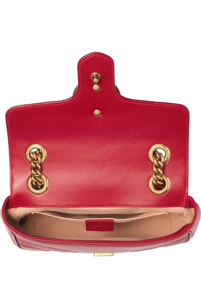 Gucci Mini GG 2.0 Matelassé Leather Shoulder Bag, Alternate, color,