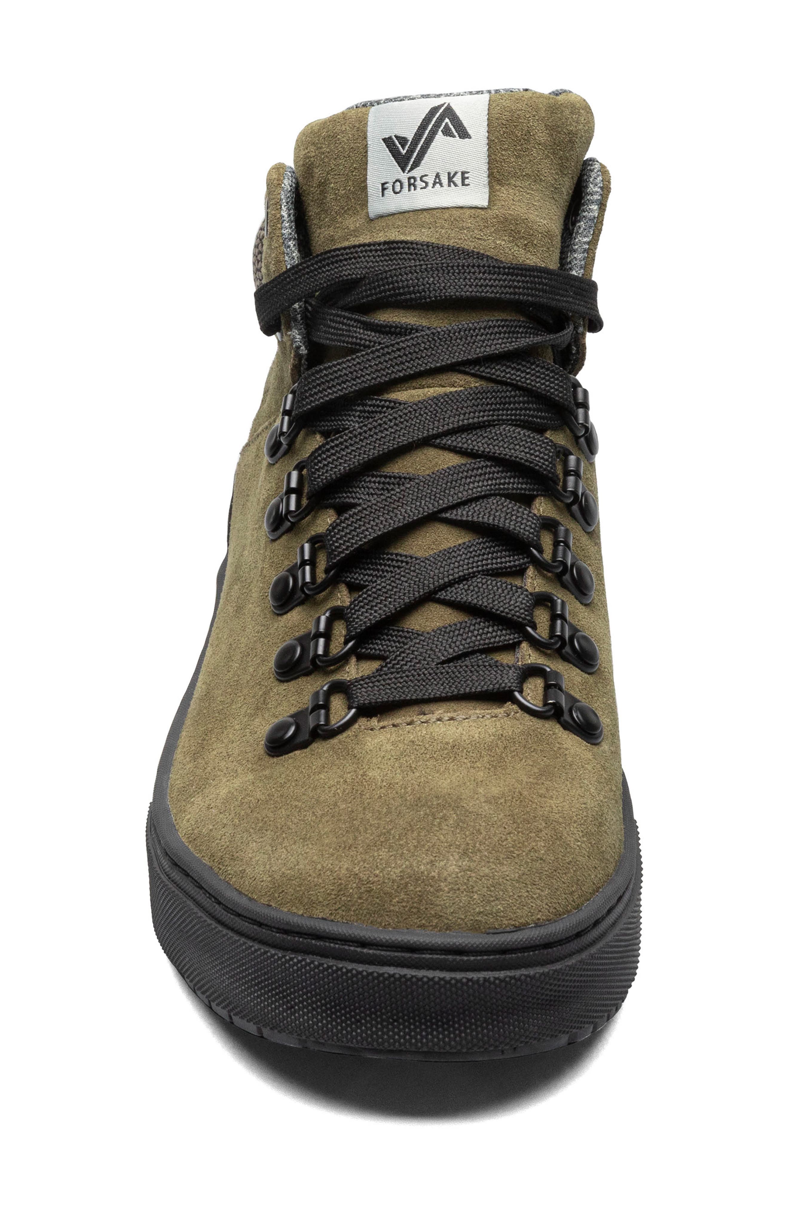 Forsake Lucie Mid Waterproof Bootie, Alternate, color, Black Olive