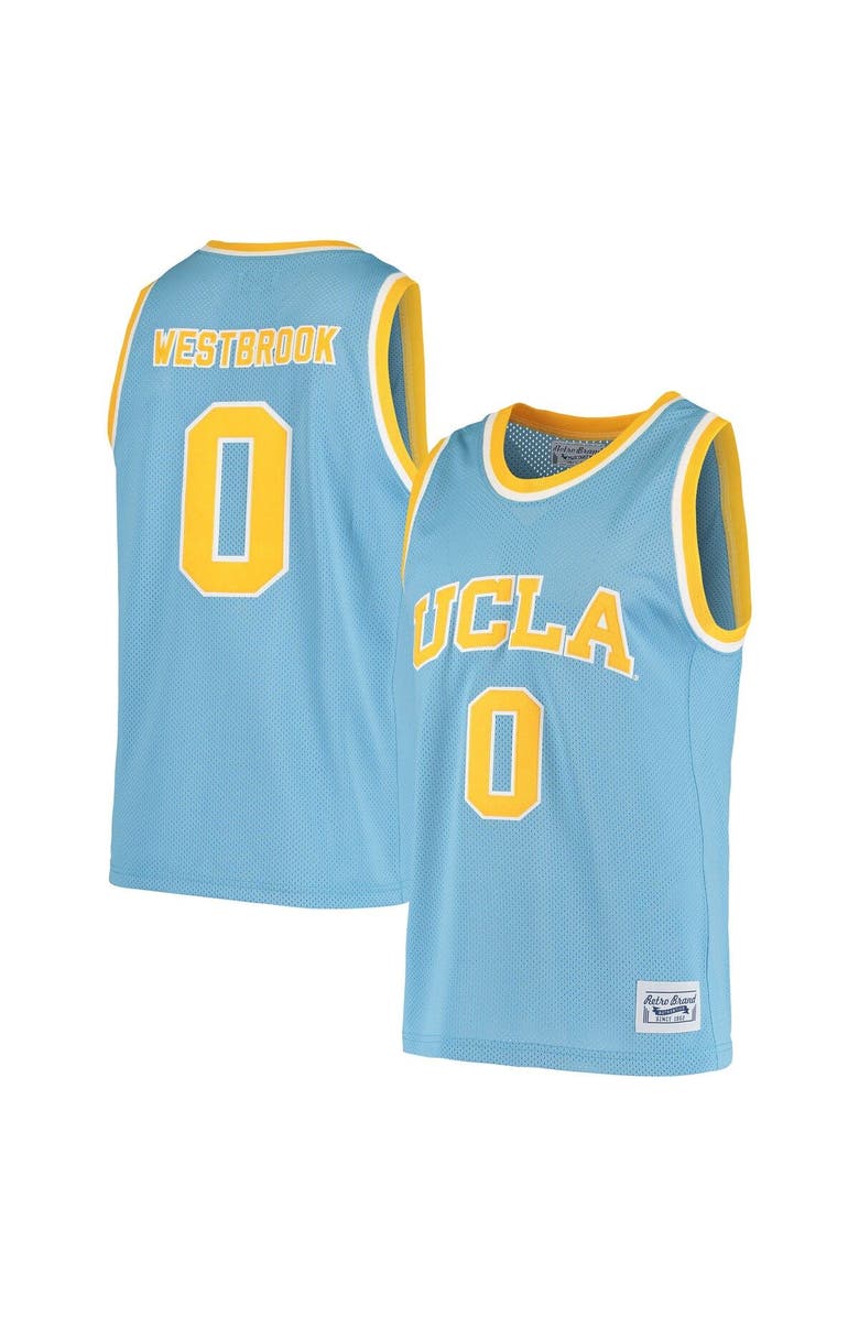 Retro Brand Men's Original Retro Brand Russell Westbrook Blue UCLA Bruins Alumni Basketball Jersey, Alternate, color, 