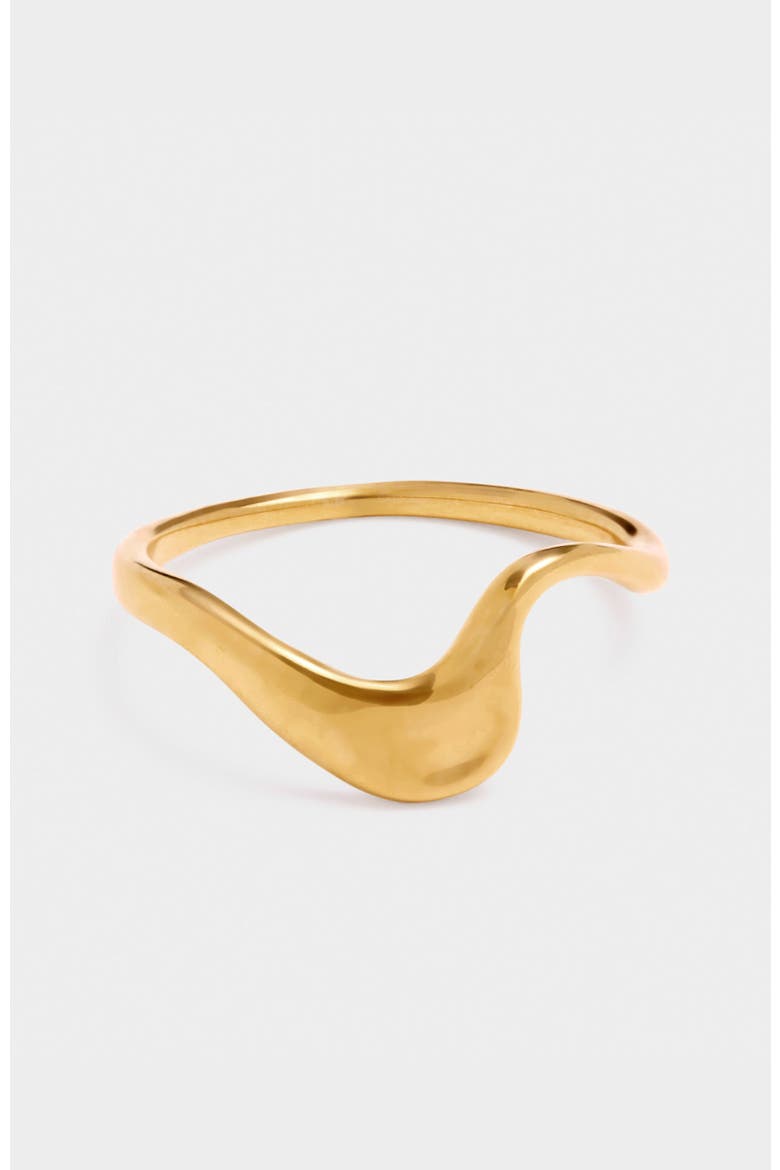 Marina Wave Ring, Main, color, Gold