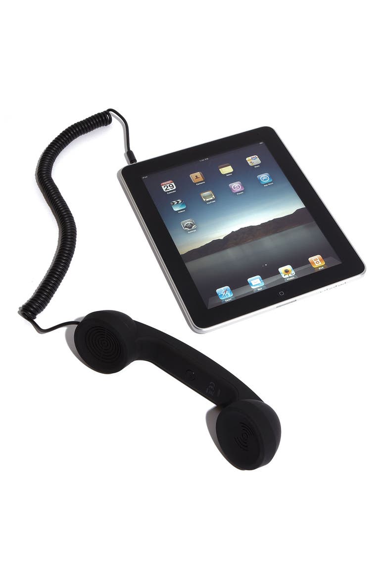 'Pop Phone' Handset, Alternate, color, BLACK