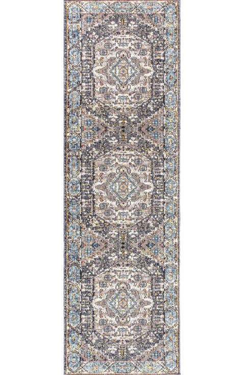 Kesan Vintage Medallion Area Rug