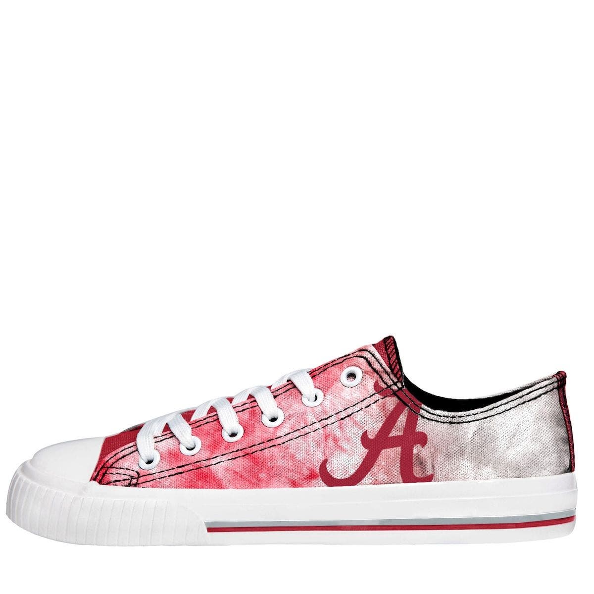FOCO Women's FOCO Alabama Crimson Tide Big Logo Tie-Dye Canvas Sneakers, Alternate, color, 