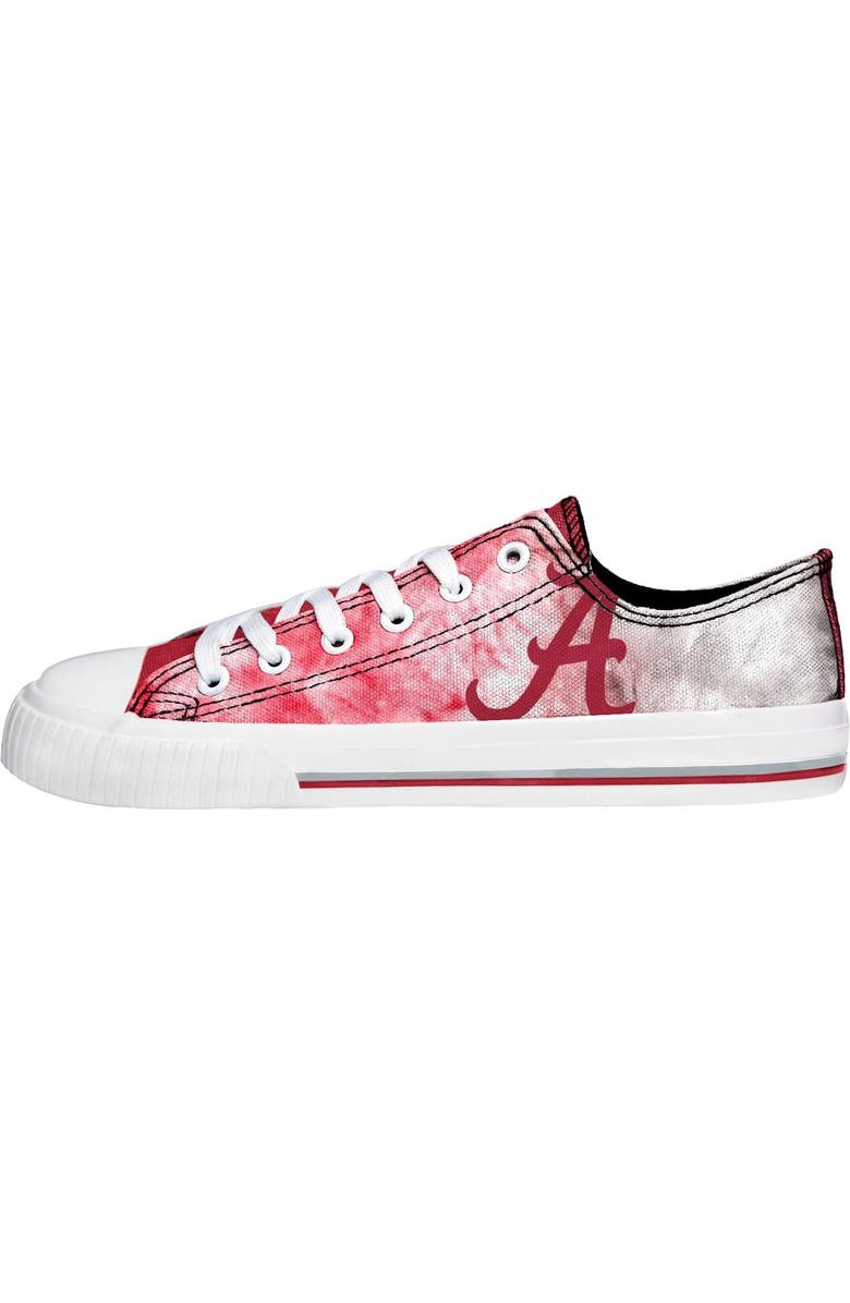 FOCO Women's FOCO Alabama Crimson Tide Big Logo Tie-Dye Canvas Sneakers, Alternate, color,