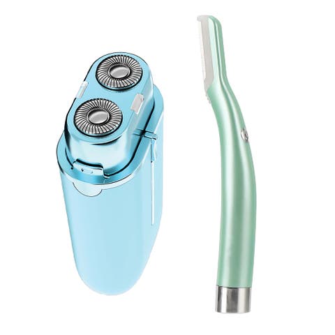 Smooth Radiance Bundle Precision Dermaplaning Hair Remover Tool & Pursonic Painless Electric Shaver