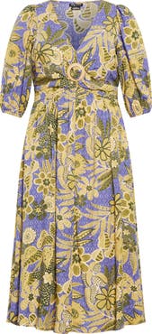 City Chic Daydream Floral Maxi Dress