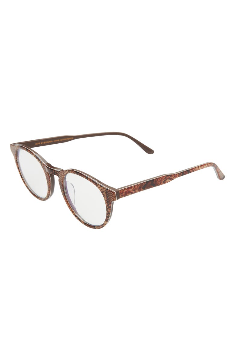 DIFF Sawyer 48mm Round Blue Light Blocking Glasses, Alternate, color, 