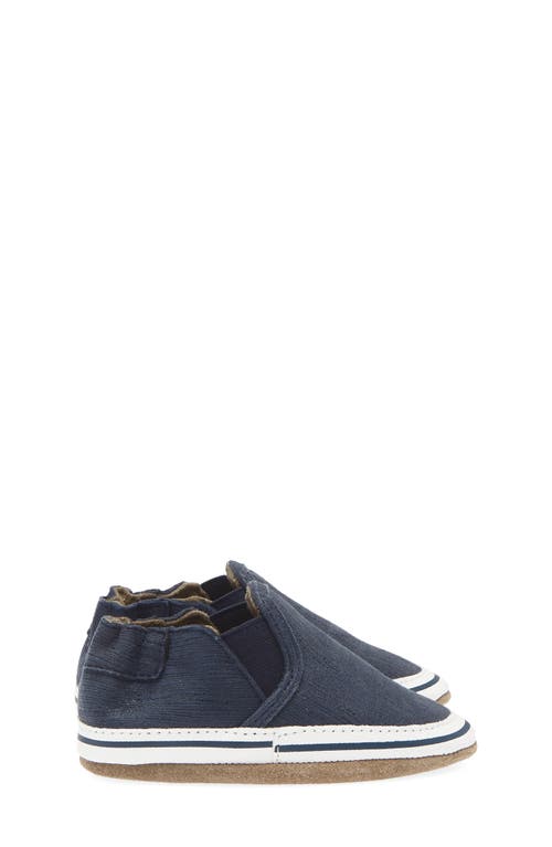 Robeez ® Liam Slip-on Crib Sneaker In Blue