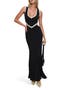 Keila Lace Trim Cutout Maxi Dress
