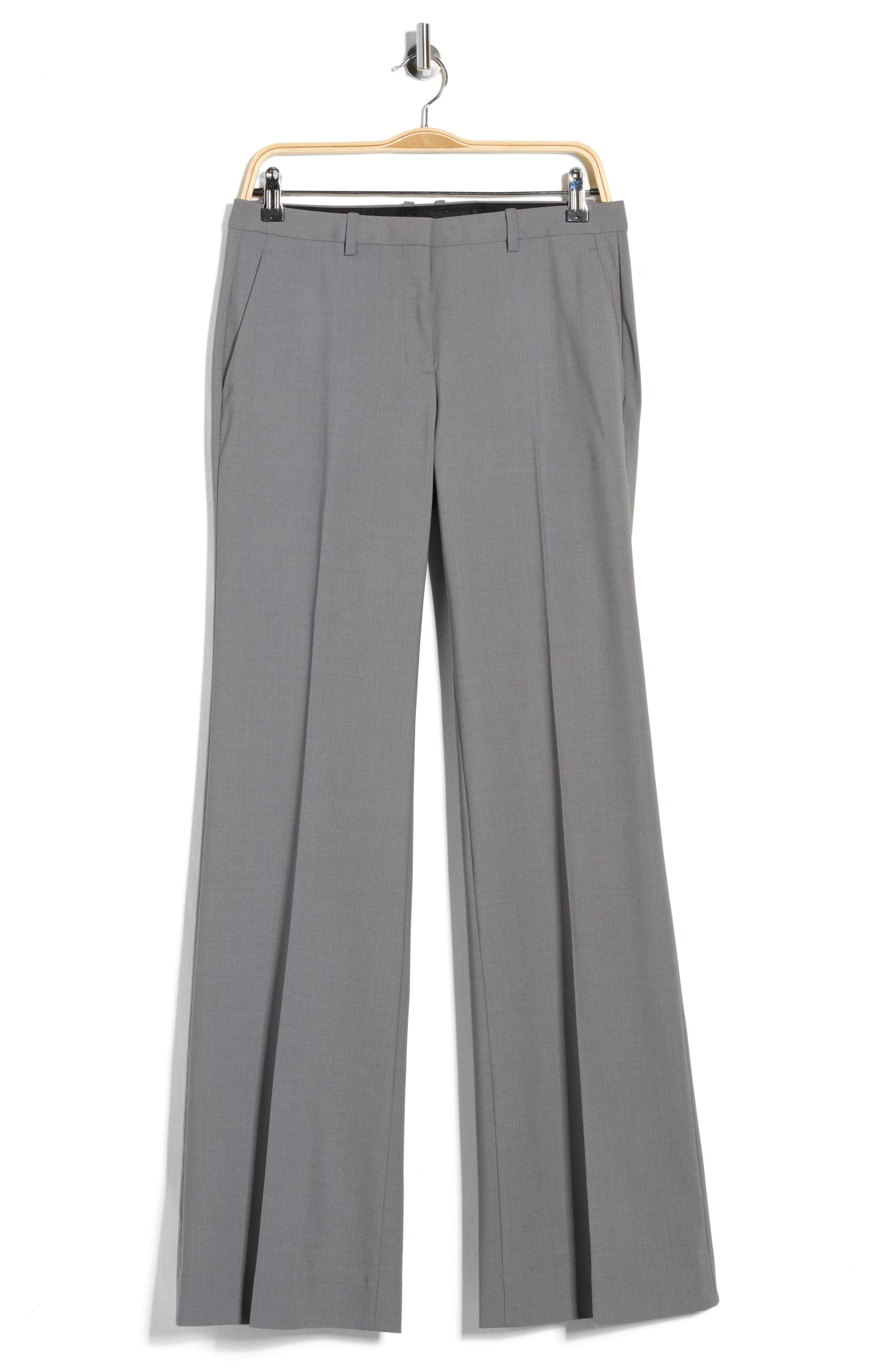 Theory Demetria Wool Blend Trousers