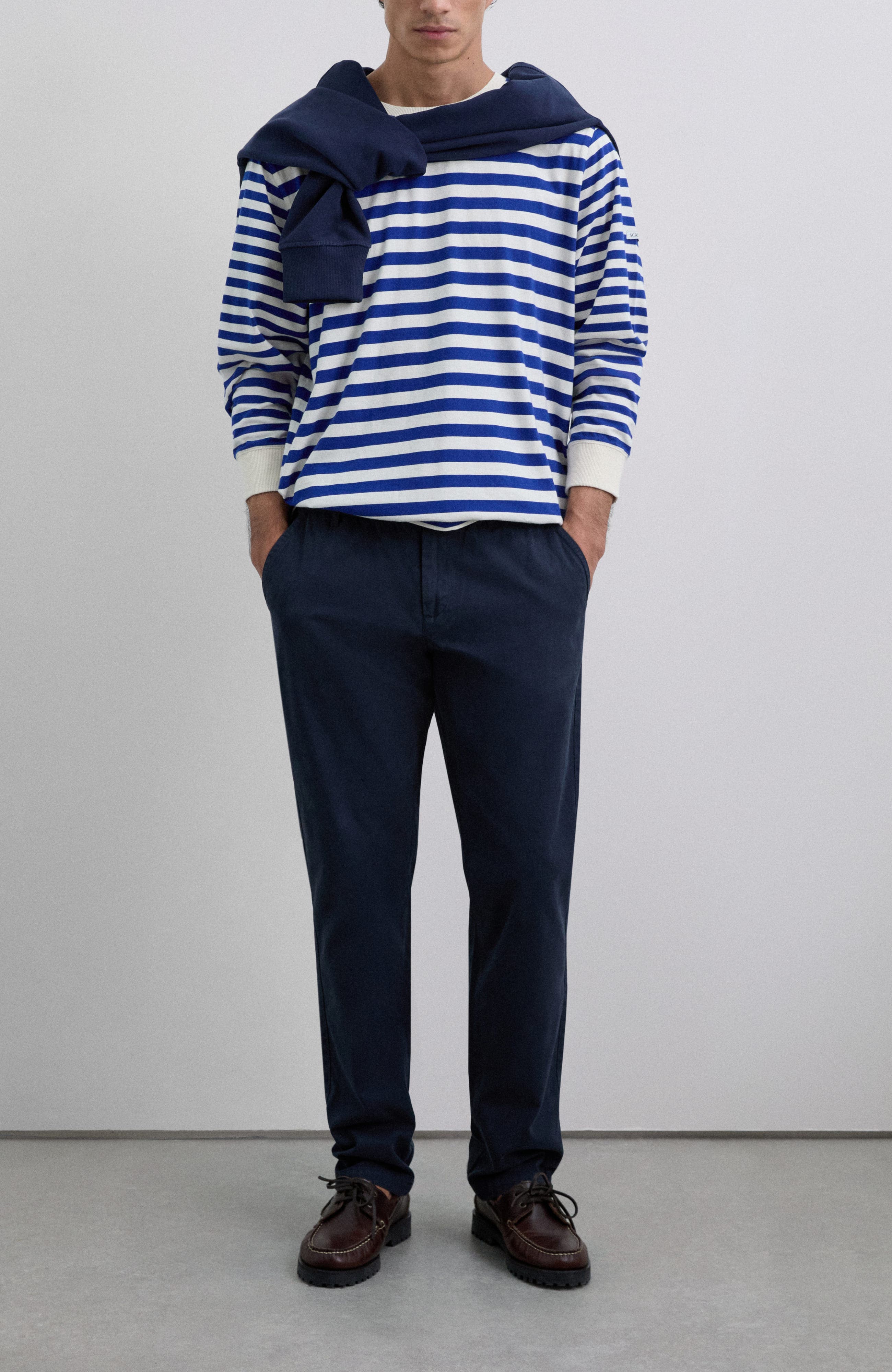 Mixedstriped Ls Tee - image 4