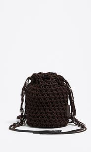 Bimba y Lola Plaited Mini Bucket Bag