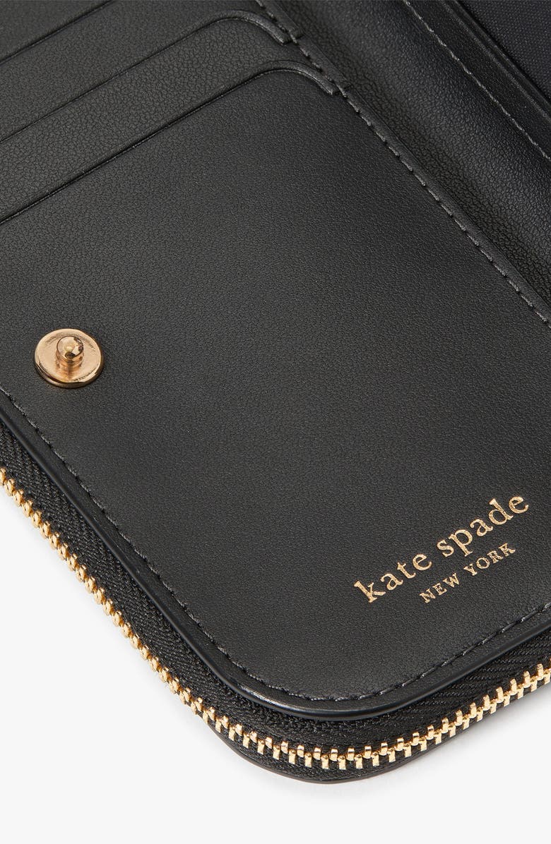 Kate Spade New York small devin saffiano leather bifold wallet, Alternate, color, 