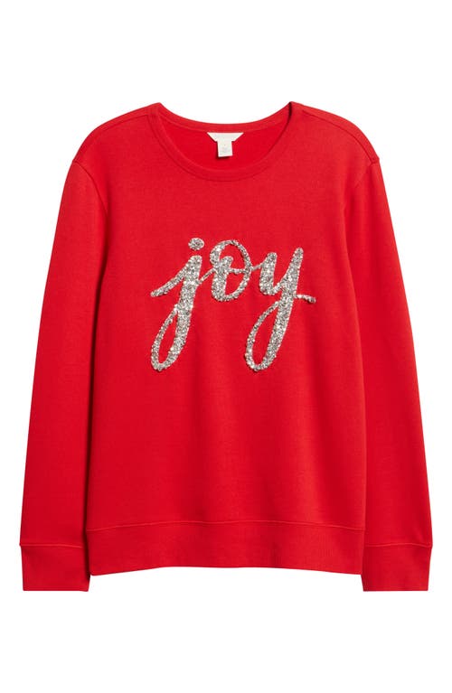 Caslonr Caslon(r) Joy Embellished Crewneck Sweatshirt
