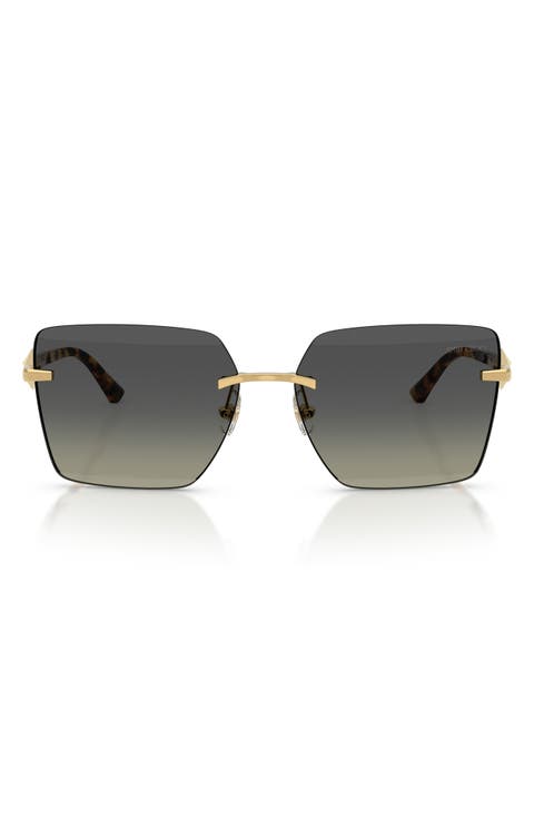 59mm Gradient Square Sunglasses