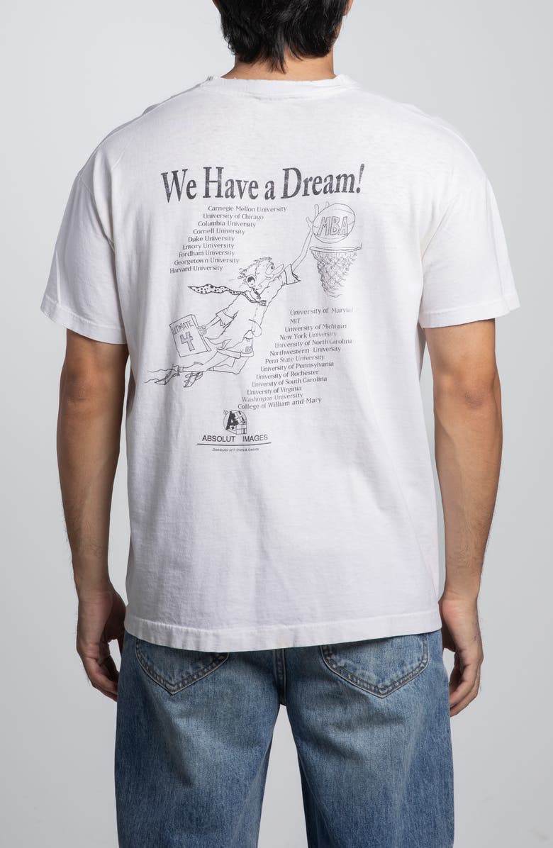 Elwood Vintage '93 Georgetown Ultimate Four Tee, Alternate, color, White