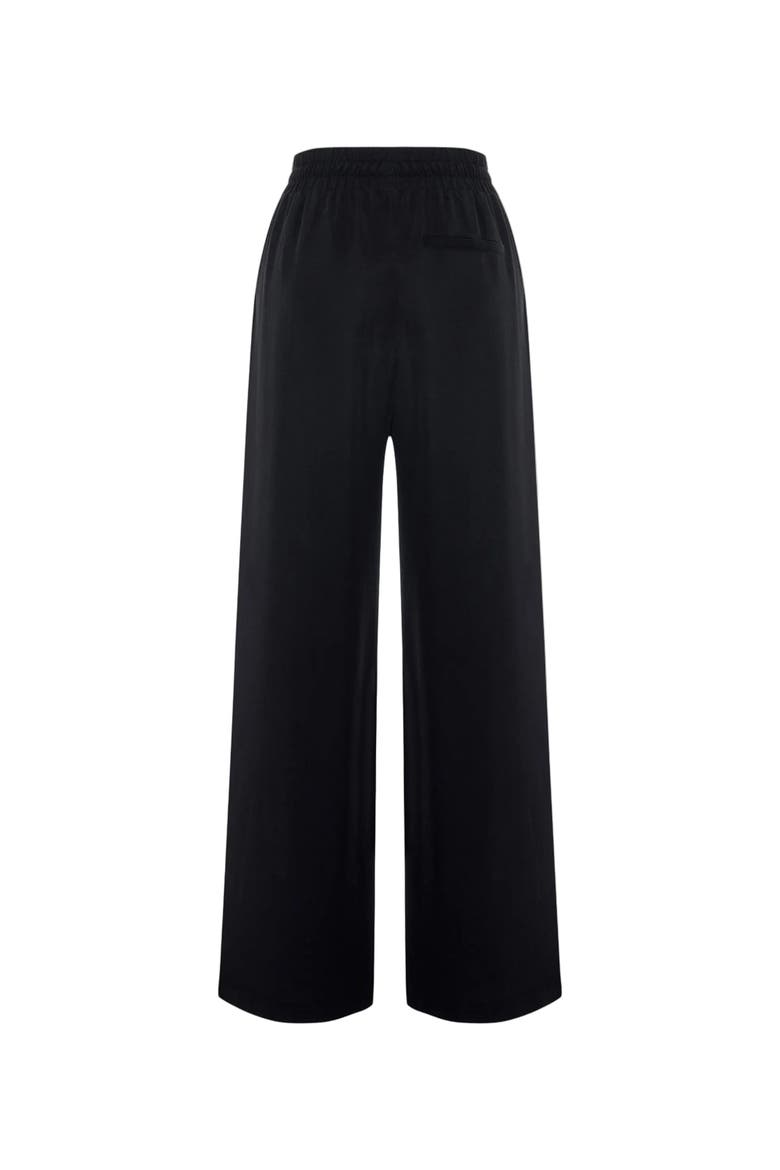 Daydreamers Relaxed Fit Wide Leg Pants, Alternate, color, BLACK