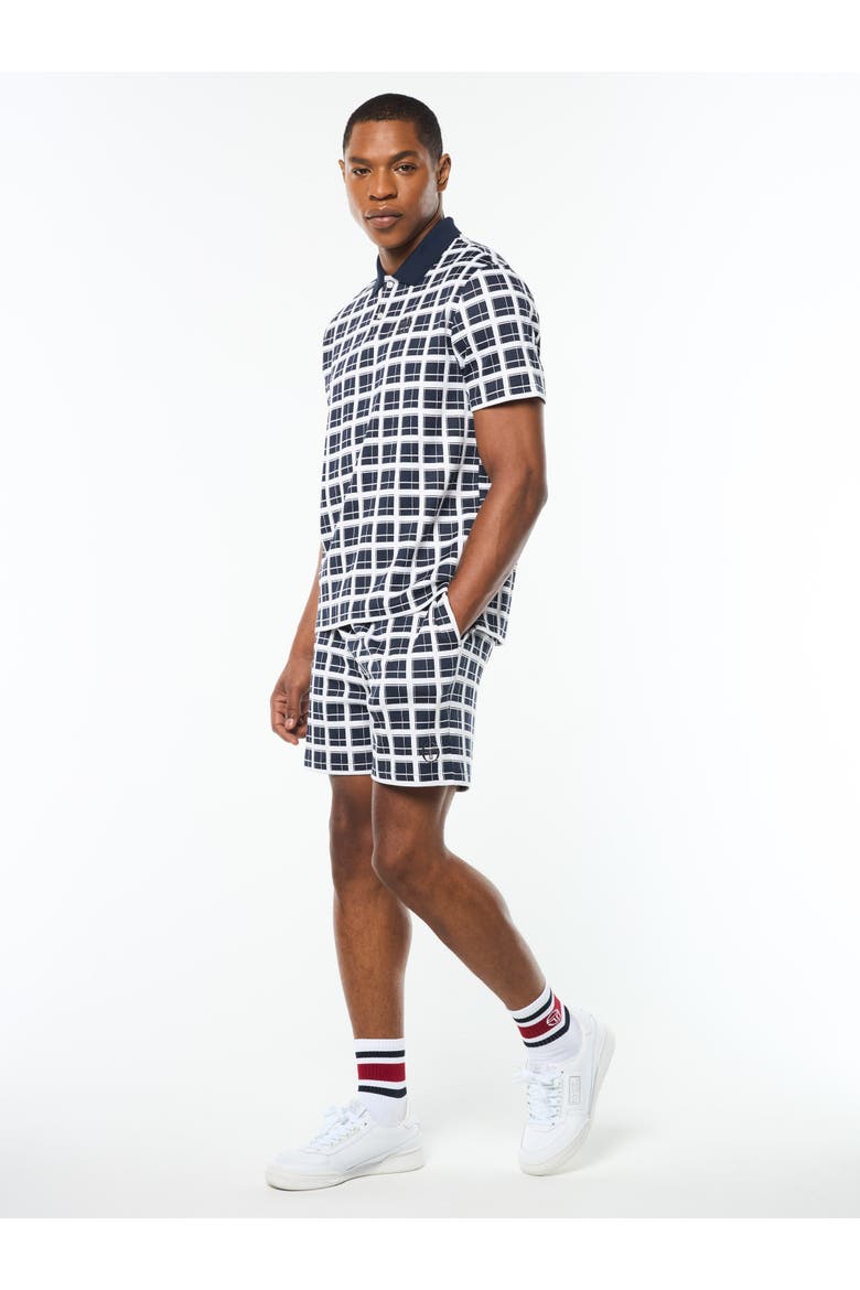 Damarindo Check Polo, Alternate, color, MARITIME BLUE