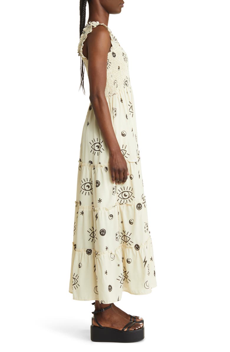Dressed in Lala Rule Breaker Smocked Maxi Sundress, Alternate, color,