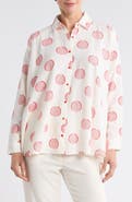 PATRIZIA LUCA Dot Button Down Shirt