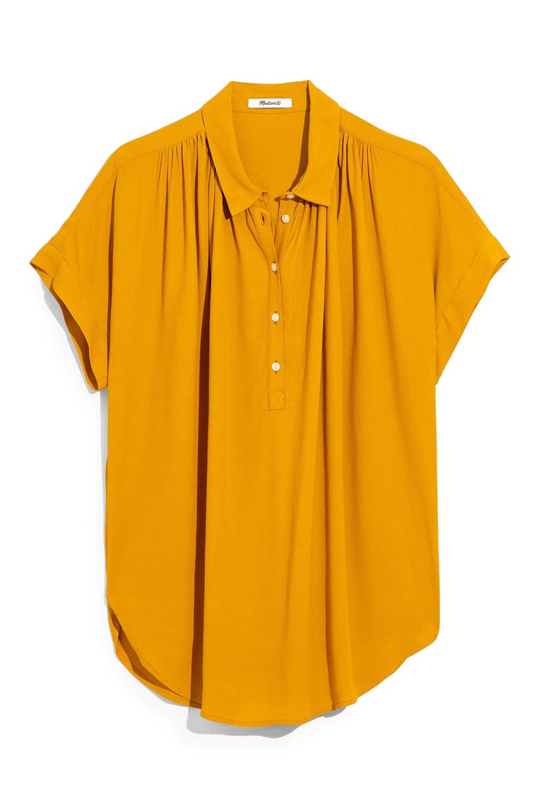 Central Drapey Popover Shirt, Main, color, TUNGSTEN GLOW