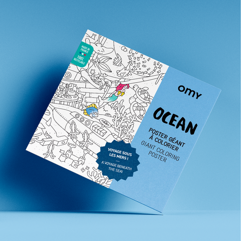 Giant coloring poster Ocean