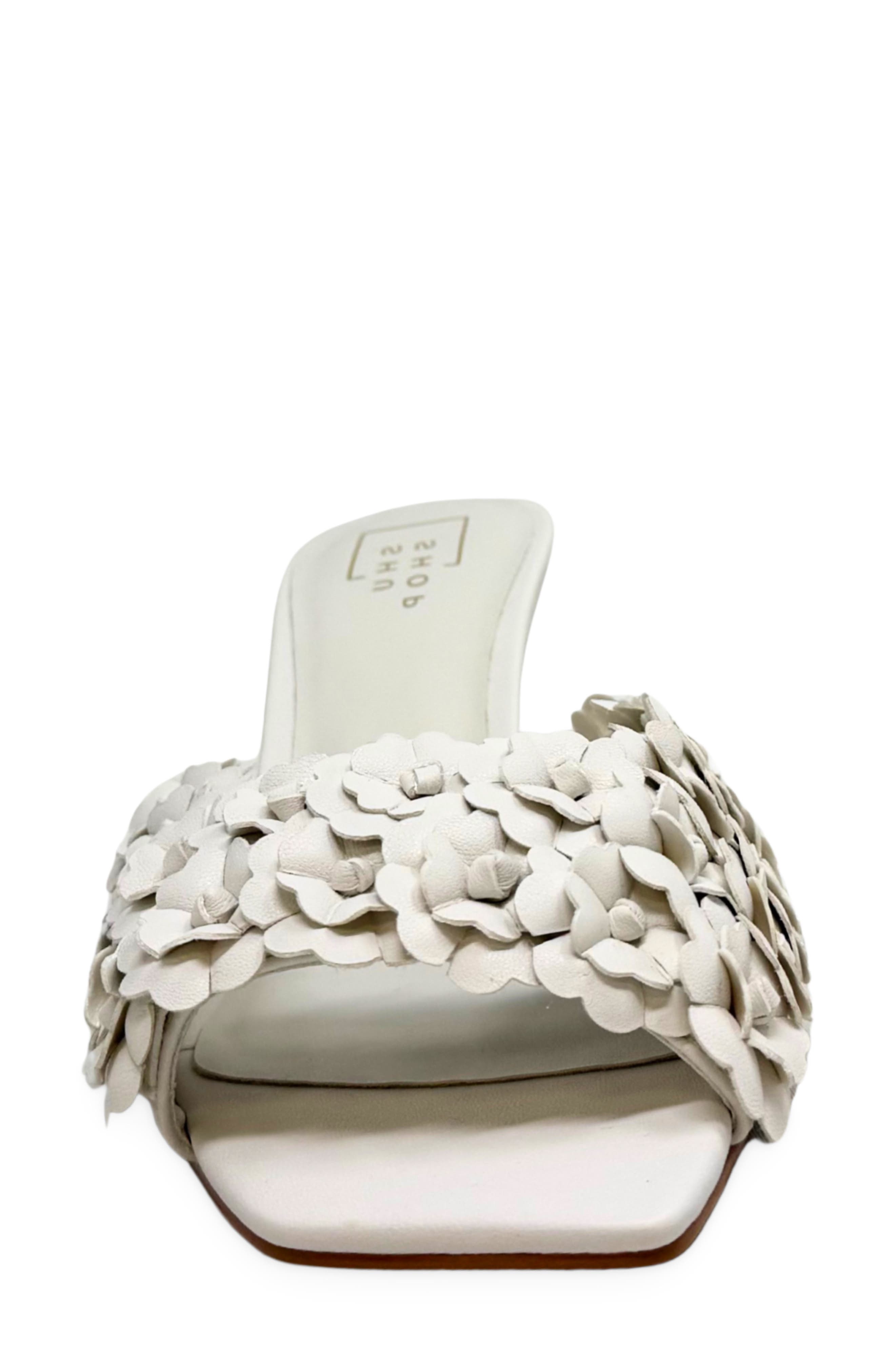 SHUSHOP Elsa Slide Sandal, Alternate, color, Bone